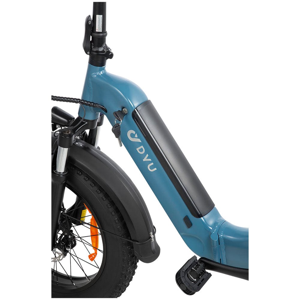 DYU FF500 Stylish Folding Electric Bicycle 20" 14Ah 500W