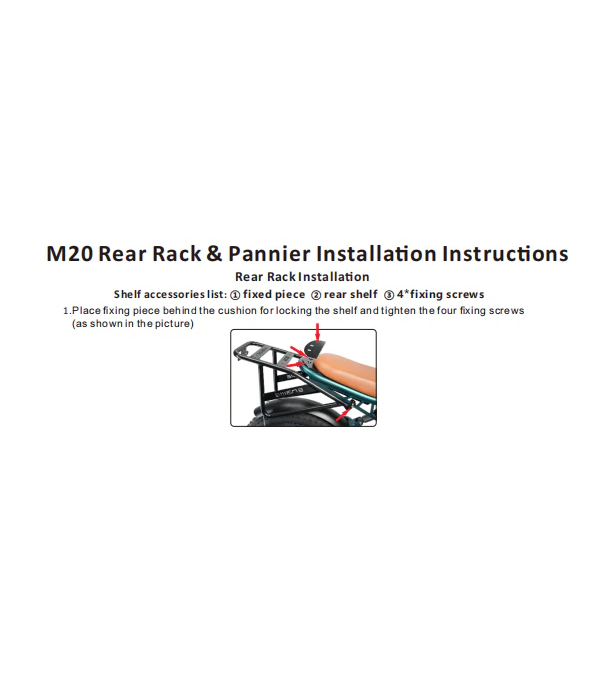 ENGWE M20 Rear Rack