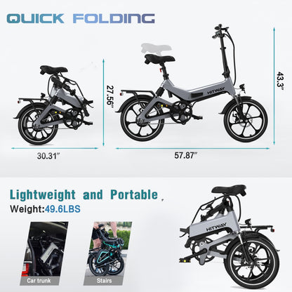 HTWAY BK2 Folding Electric Bike