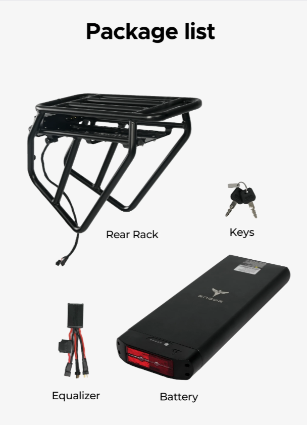 ENGWE Rear Rack Battery Engine Pro / Engine X