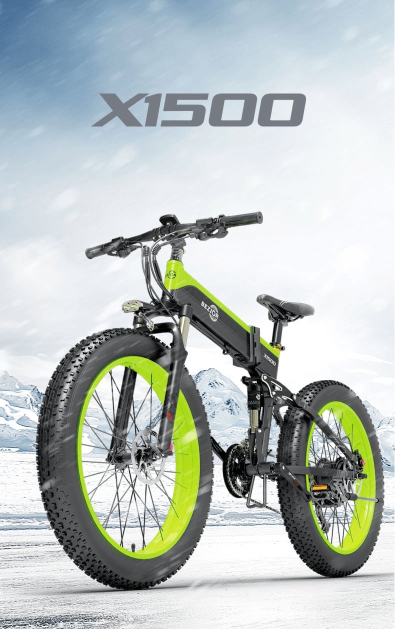 BEZIOR X1500 Folding Mountain Electric Bike 1500W
