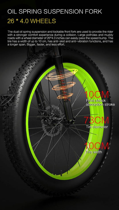 BEZIOR X1500 Folding Mountain Electric Bike 1500W