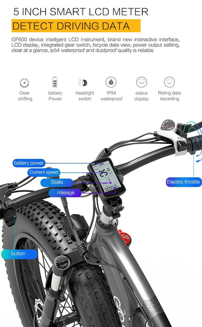 GOGOBEST GF600 Off Road Electric Bike 1000W